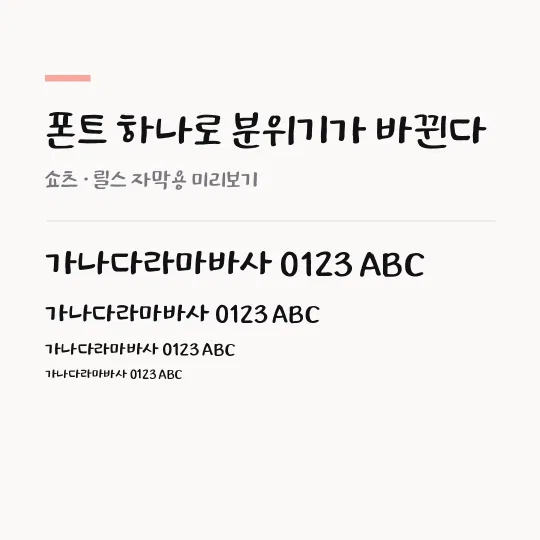 대구동성로 Bold 썸네일 예시