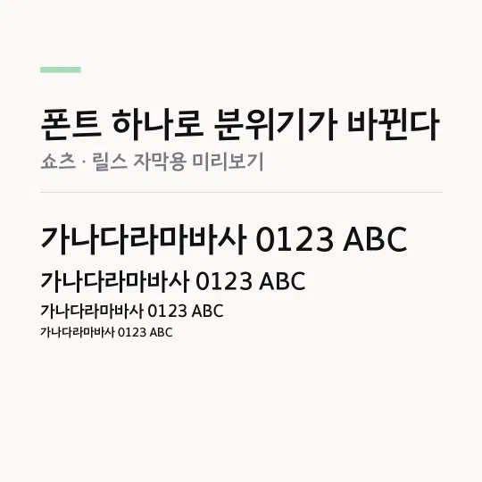 부산단디고딕B 썸네일 예시