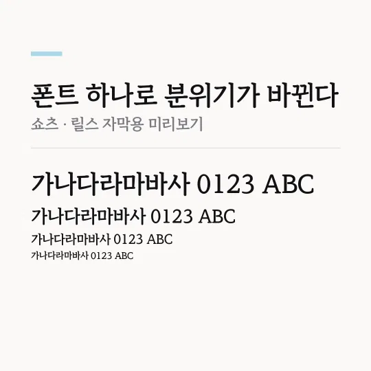 부산단디명조B 썸네일 예시