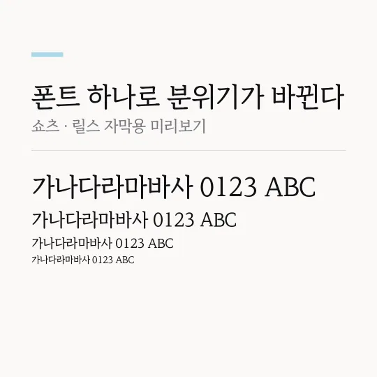 부산단디명조M 썸네일 예시