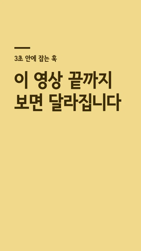 서울남산장체 Black 훅 타이틀 예시