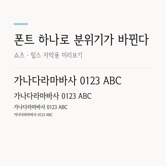 서울한강 장체 M 썸네일 예시
