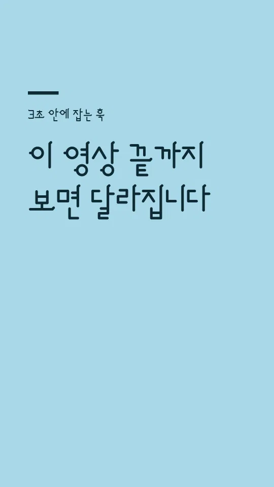 안경잡이 훅 타이틀 예시