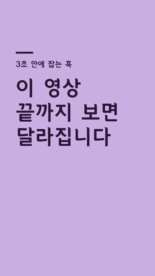 해남체 훅 타이틀 예시
